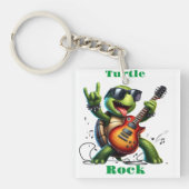 Rocking Turtle Jam Session Sleutelhanger (Voorkant)