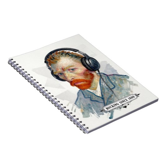 Rocking Vincent since 1880 Notebook Journal Notitieboek (Rechterzijde)