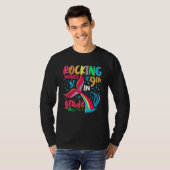 Rocking Waves In 9th Grade Back To School Girls T-shirt (Voorkant volledig)