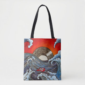 Rocking Waves Tote Bag