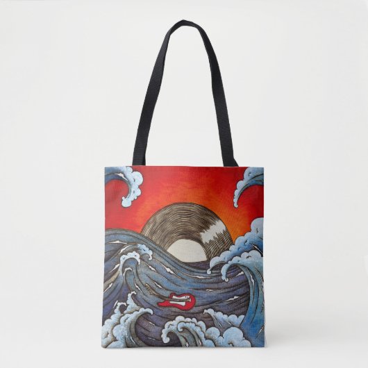 Rocking Waves Tote Bag (Voorkant)