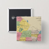 Rockingham County, NH Vierkante Button 5,1 Cm (Voorkant /achterkant)
