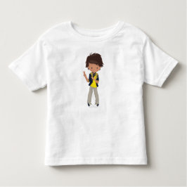 Rockjongen, Latijns-Amerikaanse jongen, Microfoon, Kinder Shirts