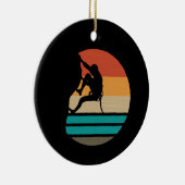 Rockklimberklimmers Keramisch Ornament (Rechts)