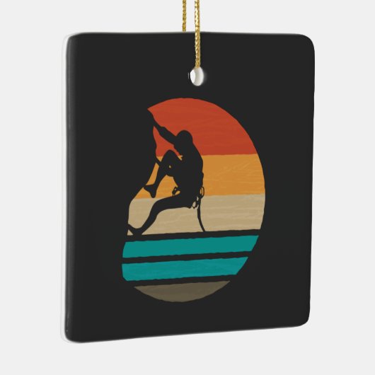 Rockklimberklimmers Keramisch Ornament (Rechts)