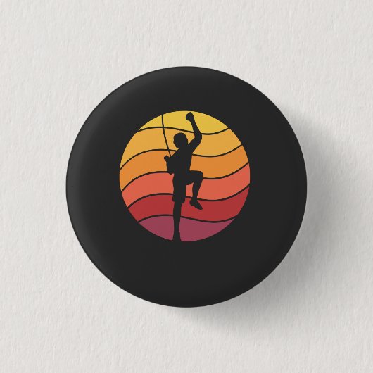 Rockklimberklimmers Ronde Button 3,2 Cm (Voorkant)