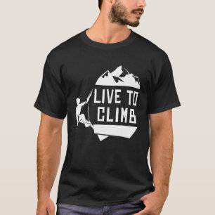 Rockklimmer, Boulder, Mannen T-shirt