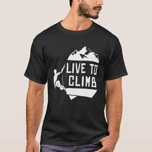 Rockklimmer, Boulder, Mannen T-shirt (Voorkant)