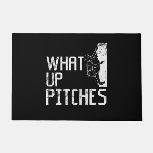 Rockklimmer, klimbergift deurmat (Voorkant)