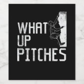 Rockklimmer, klimbergift wijn etiket (Enkel label)