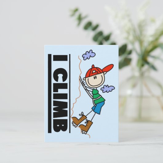 Rockklimmers Briefkaart (Staand voorkant)