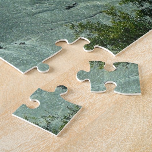 Rockklimmers op El Capitan Legpuzzel (Zijkant)