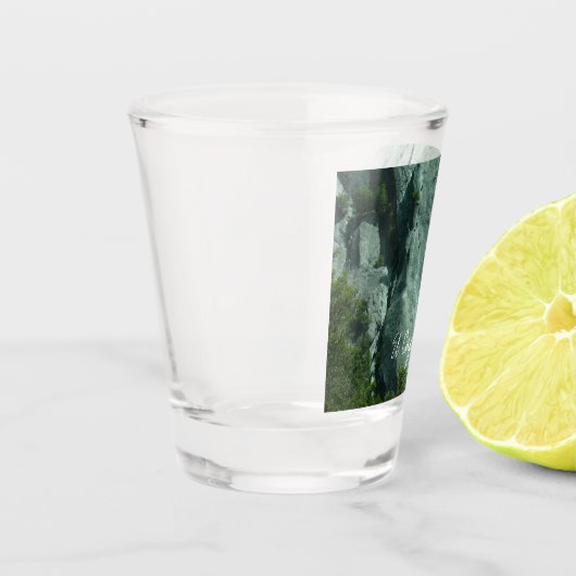 Rockklimmers op El Capitan Shot Glas (Links)