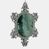 Rockklimmers op El Capitan Tin Sneeuwvlok Ornament (Links)