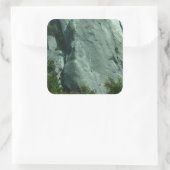 Rockklimmers op El Capitan Vierkante Sticker (Tas)