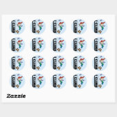 Rockklimmers Ronde Sticker (Vel)