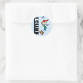 Rockklimmers Ronde Sticker (Tas)