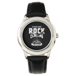 Rockklimmers T-shirt Mountain Horloge