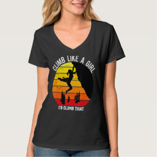 Rockklimmers, T-shirt van zielen, klimmen als een 