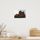 Rockklimmers, tuin van de goden, Colorado Poster (Keuken)