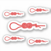 Rockklimtouw figuur 8 knot sticker (Voorkant)