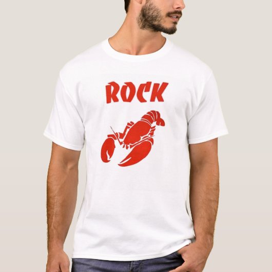 Rockkreeft T-shirt (Voorkant)