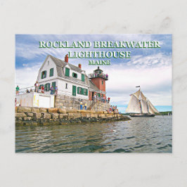 Rockland Breakwater Lighthouse, Maine Briefkaart