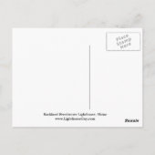 Rockland Breakwater Lighthouse, Maine Briefkaart (Achterkant)