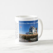 Rockland Breakwater Lighthouse, Maine Mok (Voorkant rechts)