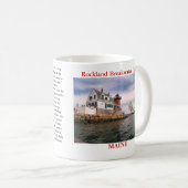 Rockland Breakwater Lighthouse, Maine Mok (Voorkant rechts)