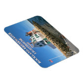 Rockland Breakwater Lighthouse, Maine Photo Magnet Magneet (Rechterzijde)