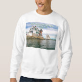 Rockland Breakwater Lighthouse, Maine Sweatshirt (Voorkant)