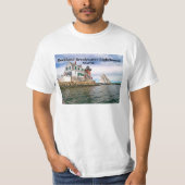 Rockland Breakwater Lighthouse, Maine T-Shirt (Voorkant)