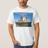 Rockland Breakwater Lighthouse, Maine T-Shirt (Voorkant)