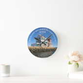 Rockland Breakwater Lighthouse ME Ronde Wandklok (Huis)