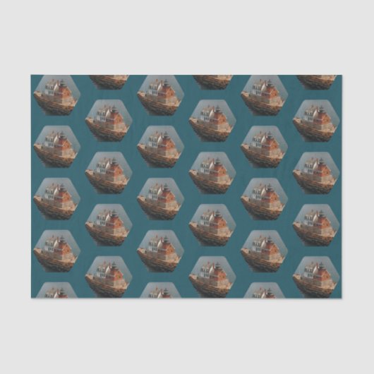 Rockland Breakwater Maine Lighthouse Tissuepapier (Voorkant)