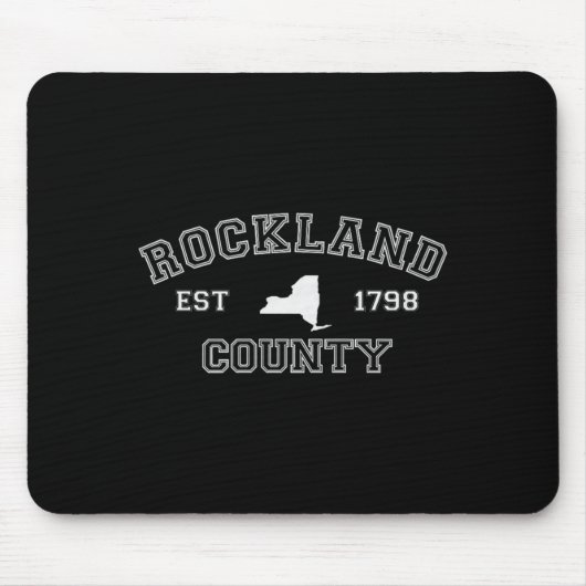 Rockland County New York Est 1798, Ny Collegiate S Muismat (Voorkant)