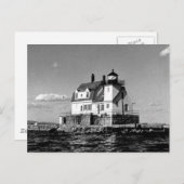 Rockland Harbour Breakwater Lighthouse Briefkaart (Voorkant / Achterkant)