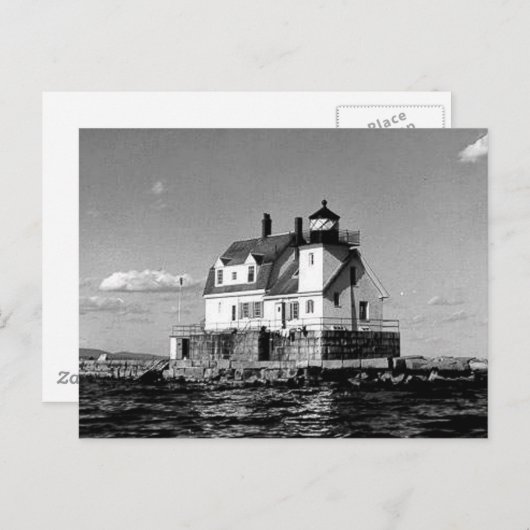 Rockland Harbour Breakwater Lighthouse Briefkaart (Voorkant / Achterkant)