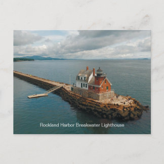 Rockland Harbour Breakwater Lighthouse Briefkaart
