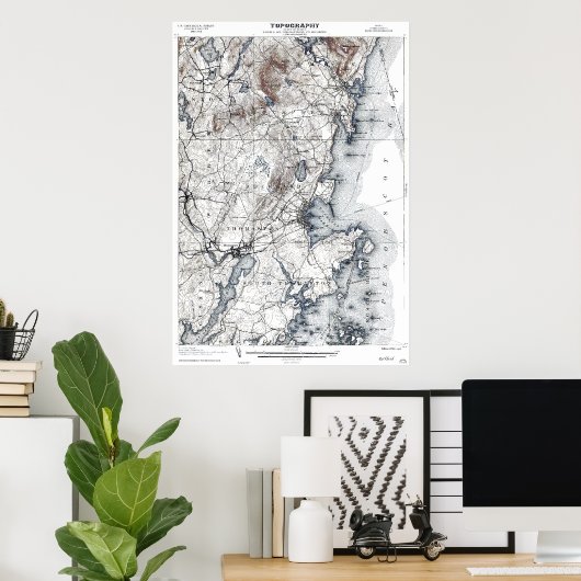 Rockland, Maine 1906 Poster (Thuiskantoor)