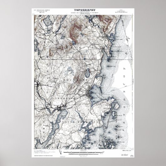 Rockland, Maine 1906 Poster (Voorkant)