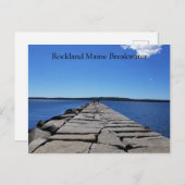 Rockland Maine Breakwater Briefkaart (Voorkant / Achterkant)