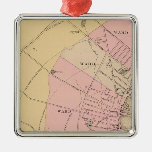 Rockland, Maine Metalen Ornament (Voorkant)