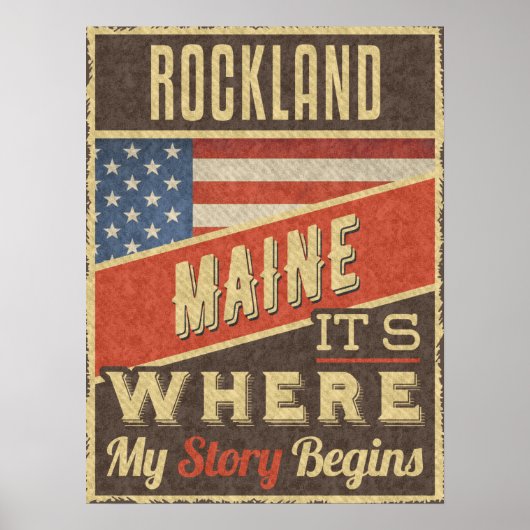 Rockland Maine Poster (Voorkant)