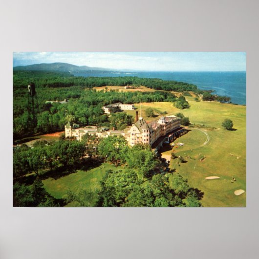 Rockland, Maine SamOseT Hotel, circa 1950 Poster (Voorkant)
