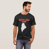 Rockland Maine Verenigde Staten Reizen Mainer T-shirt (Voorkant volledig)