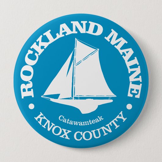 Rockland (sloep) ronde button 4,0 cm (Voorkant)