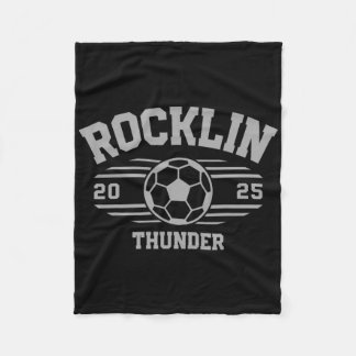 Rocklin Thunder Soccer Byll 2025 Hs  Fleece Deken