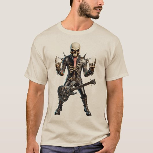 Rockmusic Speedmetal Festival Biker Time T-shirt (Voorkant)